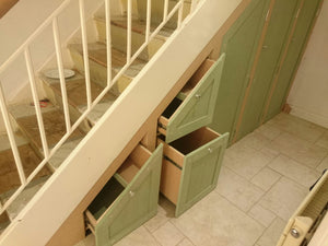 Understairs drawers and doors