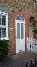 Load image into Gallery viewer, Porch Door with shaped fixed fanlight