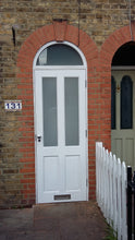 Load image into Gallery viewer, Porch Door with shaped fixed fanlight